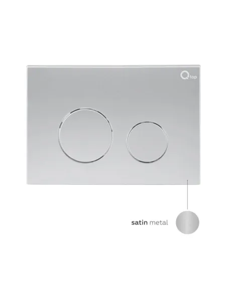 Инсталляция с кнопкой без унитаза Q-Tap Nest ST QT0133M425M11111SAT 4 в 1, 3/6 л - 6