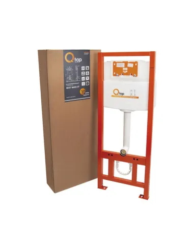 Инсталляция с кнопкой без унитаза Q-Tap Nest ST QT0133M425M11V1146MB 4 в 1, 3/6 л - 9