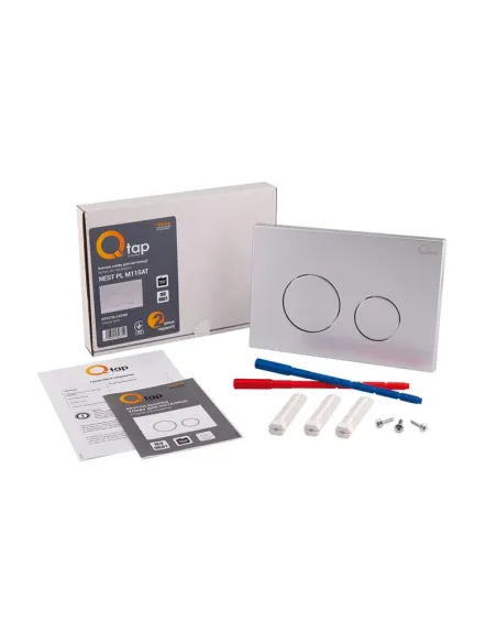 Клавіша змиву для інсталяції Q-Tap Nest QT0111M11111SAT, сатин - 5