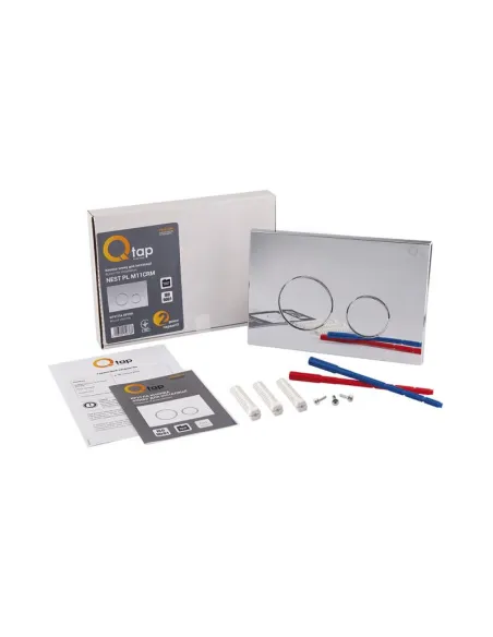 Клавіша змиву для інсталяції Q-Tap Nest QT0111M11112CRM, хром - 5