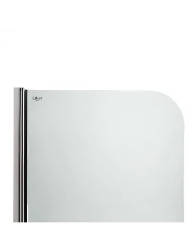Скляна шторка для ванної Q-Tap Standard CRM407513APL Pear, розстібна - 3