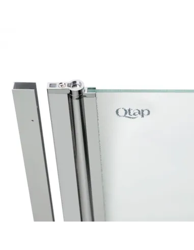 Скляна шторка для ванної Q-Tap Standard CRM407513APL Pear, розстібна - 6