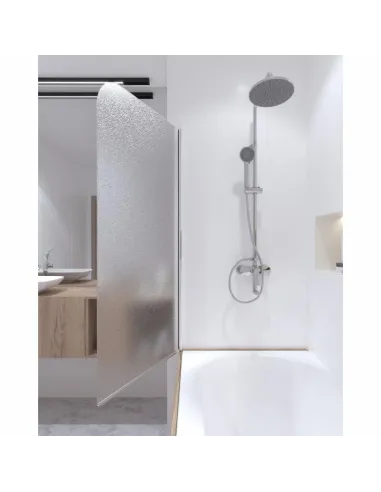 Скляна шторка для ванної Q-Tap Standard CRM407513APL Pear, розстібна - 9