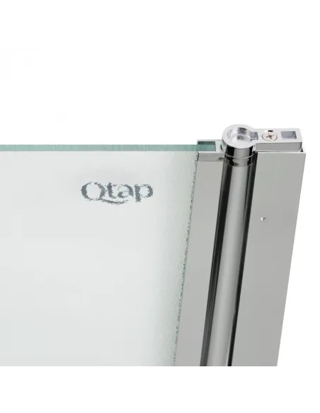 Стеклянная шторка для ванной Q-Tap Standard CRM407513APR Pear, распашная - 4