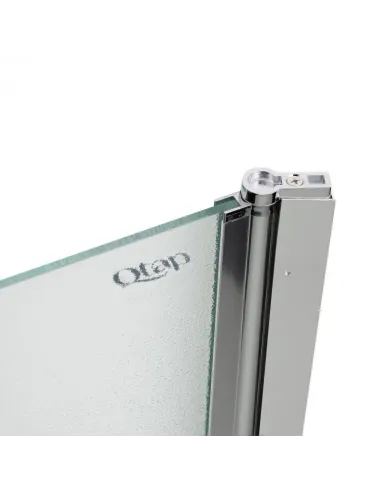 Стеклянная шторка для ванной Q-Tap Standard CRM407513APR Pear, распашная - 5