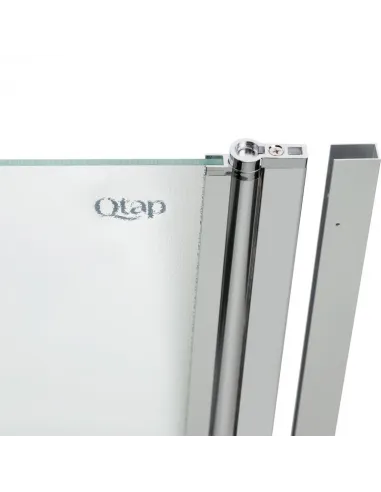 Стеклянная шторка для ванной Q-Tap Standard CRM407513APR Pear, распашная - 6