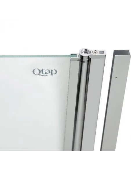 Стеклянная шторка для ванной Q-Tap Standard CRM407513APR Pear, распашная - 6
