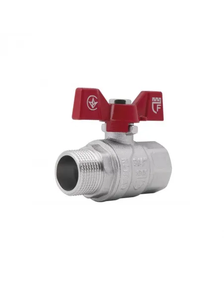 Кран шаровой прямой SD Forte ВН SF607W20 3/4 дюйма - 1