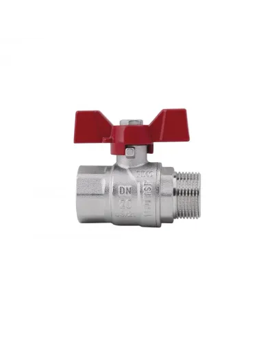 Кран шаровой прямой SD Forte ВН SF607W20 3/4 дюйма - 3