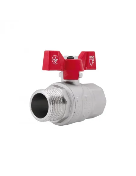 Кран кульовий прямий SD Forte ВН SF607W25 1 дюйм - 1