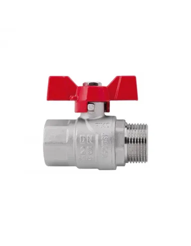 Кран кульовий прямий SD Forte ВН SF607W25 1 дюйм - 3