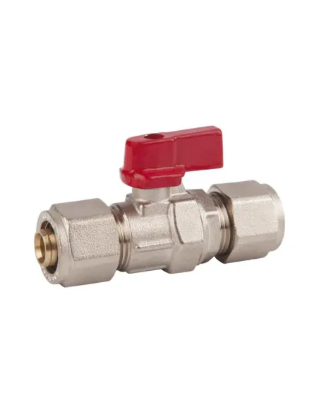 Кран кульовий обтискний для металопластикових труб SD Forte SF263W15 16 х 16 мм - 1