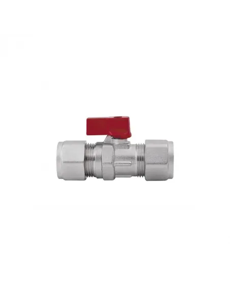 Кран кульовий обтискний для металопластикових труб SD Forte SF263W20 20х20 мм - 3