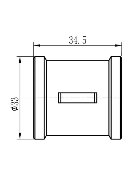 Муфта латунна SD Forte ВВ SF35620 3/4 дюйма - 2