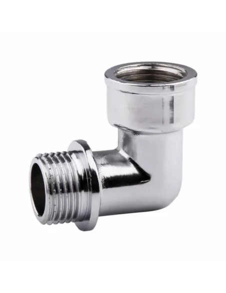 Уголок латунный SD Forte ВН SF372H15 хром, 1/2 дюйма - 1