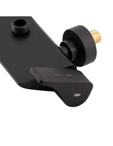 Душевая система с изливом Q-Tap Sloup QTSL51105OGB Black Matt - 4