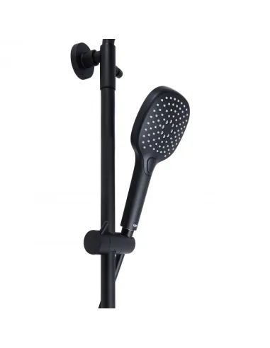 Душова система з термостатом Q-Tap Sloup QTSL57T105VNKBB Black Matt - 4