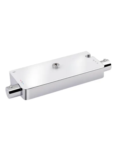 Душевая система с термостатом Q-Тap Sloup QTSL57T105VOGC, хром, белая - 3