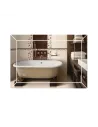 Зеркало для ванной Q-Tap Aries Reverse QT037816015070W, с LED-подсветкой - 1