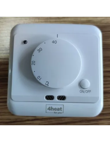 Терморегулятор для теплої підлоги 4Heat ME720 білий механічний - 2