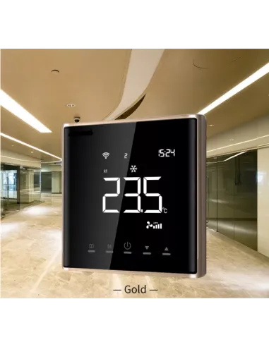 Терморегулятор для теплого пола 4Heat AE-669 золото сенсорный с Wi-Fi - 3