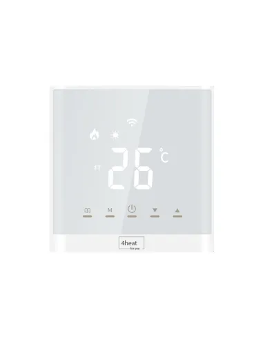 Терморегулятор для теплого пола 4Heat AE667 белый сенсорный с WiFi - 5