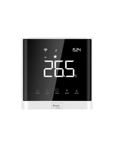 Терморегулятор для теплої підлоги 4Heat AE-668 білий сенсорний - 3