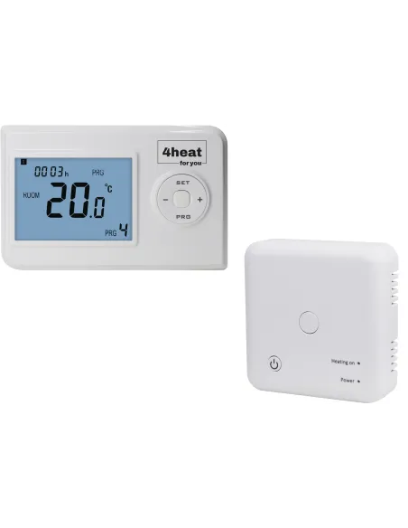 Терморегулятор для котла 4Heat WT-02 белый беспроводной программатор - 1