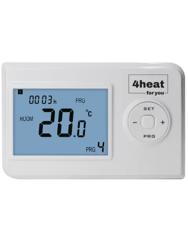 Терморегулятор для котла 4Heat WT-02 белый беспроводной программатор - 2