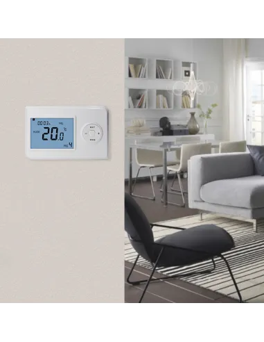 Терморегулятор для котла 4Heat WT-02 білий бездротовий програматор - 8