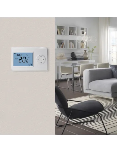 Терморегулятор для котла 4Heat WT-02 білий бездротовий програматор - 8