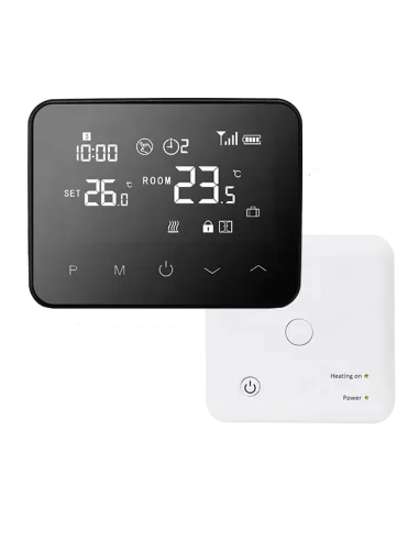 Терморегулятор для котла 4Heat WT-20 черный сенсорный беспроводной программатор с WiFi - 3