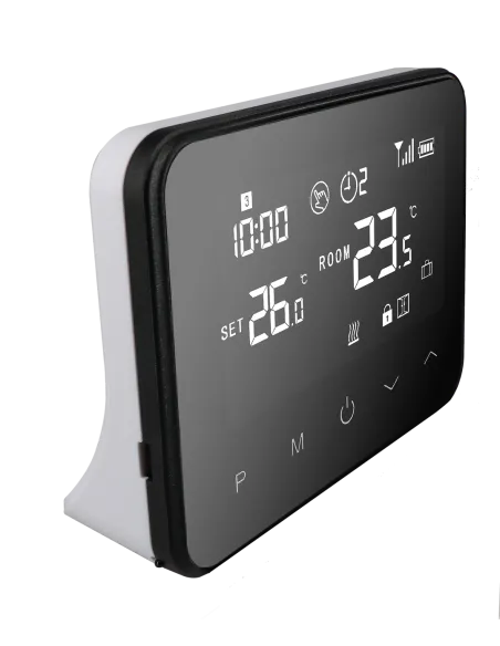 Терморегулятор для котла 4Heat WT-20 чорний сенсорний бездротовий програматор з WiFi - 6