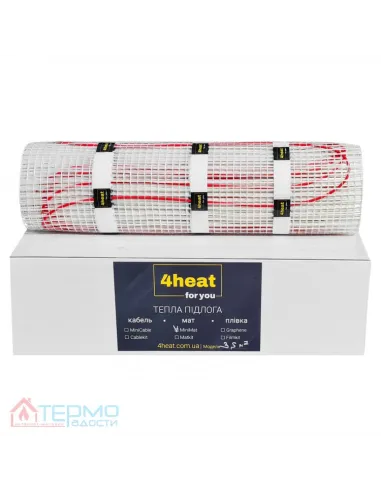 Нагрівальний мат 4Heat MiniMat 150-12.0, 1800 Вт, двожильний, під плитку - 2