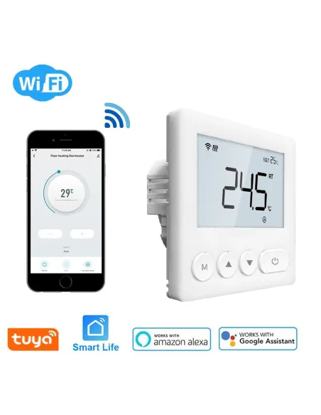 Комплект 4Heat CableKit WiFI-675 нагрівальний кабель з WiFi терморегулятором, 3.8-4.7 м2 - 2 Комплект 4Heat CableKit WiFI-675 нагрівальний кабель з WiFi терморегулятором, 3.8-4.7 м2 - 2