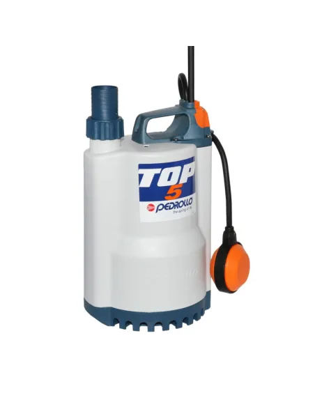 Дренажный насос Pedrollo TOP 5 - GM, 10 метров, 0.92 кВт, с магнитным поплавковым выключателем - 1