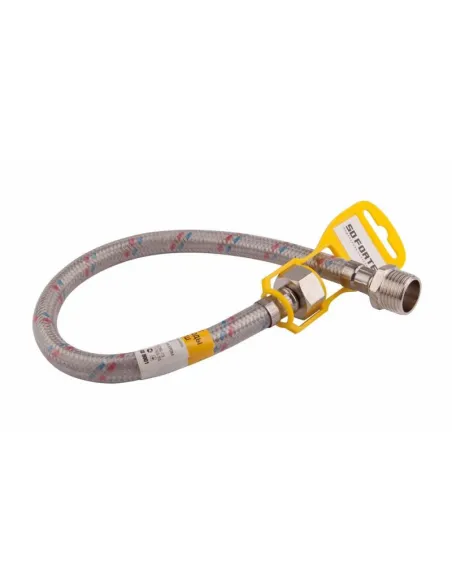 Шланг для подвода воды SD Forte ВН SF382W80 нержавеющая сталь, 0,8 м - 1