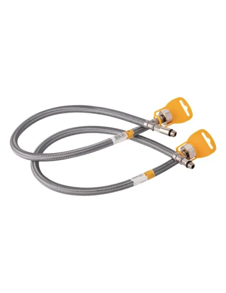 Шланг для подвода воды SD Forte М10 SF390W60 латунь, 0,6 м (пара) - 1 Шланг для подвода воды SD Forte М10 SF390W60 латунь, 0,6 м (пара) - 1