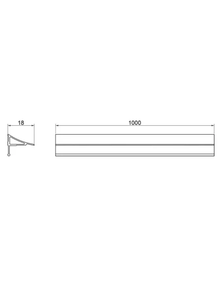 Декоративна планка для піддону та ванни Q-Tap WCS031 з накладкою - 2