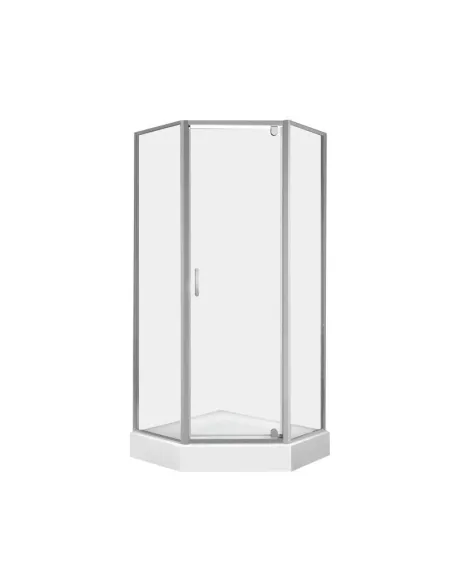 Душевая кабина с поддоном Q-Tap Leo CRM10995-AC6 Clear, пятиугольная - 1