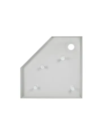 Душевая кабина с поддоном Q-Tap Leo CRM10995-AC6 Clear, пятиугольная - 4