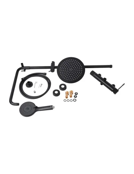 Душевая система из нержавеющей стали Q-Tap Scorpio QTSCO51105OGB Black Matt - 8