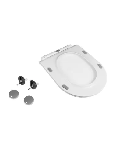 Сидіння для унітазу Q-Tap Presto Slim QT26991217AW, мікроліфт - 6