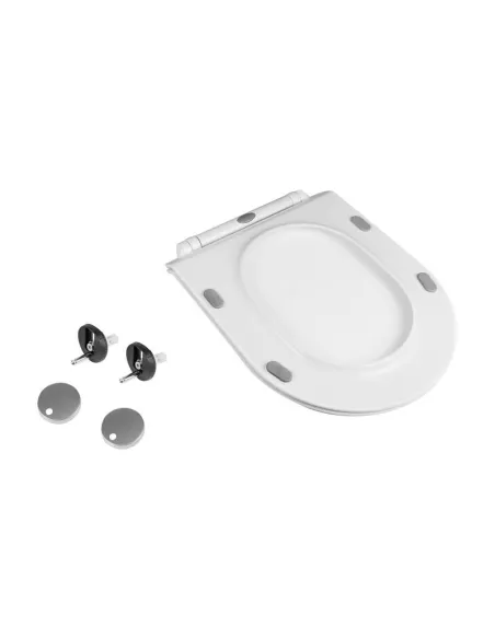 Сидіння для унітазу Q-Tap Presto Slim QT26991217AW, мікроліфт - 6