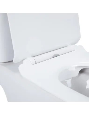 Унитаз компакт безободковый Q-Tap Presto Rimless QT24221217AW, сиденье Soft-close - 3