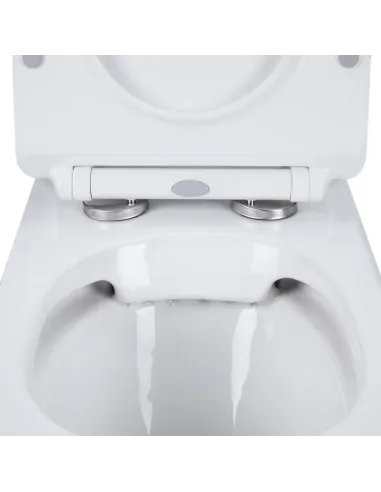 Унитаз компакт безободковый Q-Tap Presto Rimless QT24221217AW, сиденье Soft-close - 5