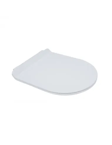 Унитаз компакт безободковый Q-Tap Presto Rimless QT24221217AW, сиденье Soft-close - 7