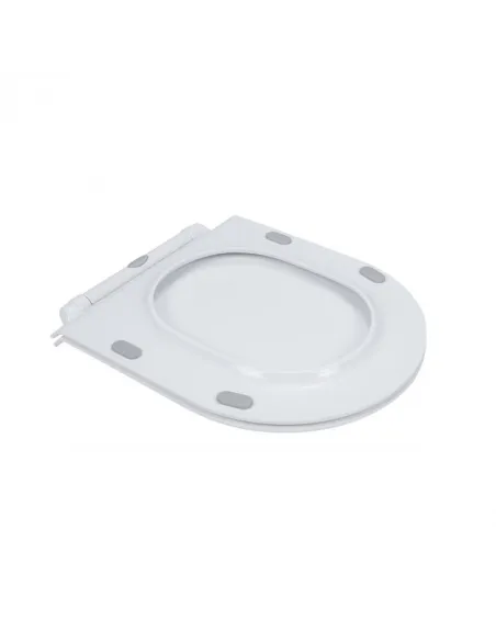 Унитаз компакт безободковый Q-Tap Presto Rimless QT24221217AW, сиденье Soft-close - 8
