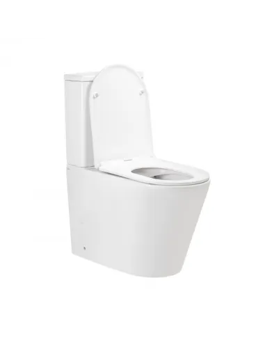 Унитаз компакт безободковый Q-Tap Scorpio Ultra Quiet QT14222125AUQW, сиденье Soft-close - 3