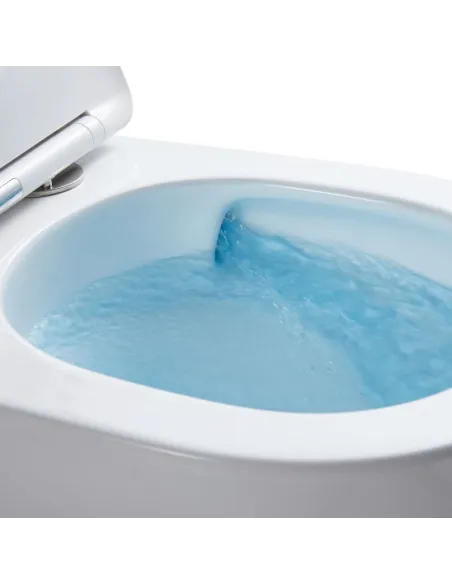 Унитаз компакт безободковый Q-Tap Scorpio Ultra Quiet QT14222125AUQW, сиденье Soft-close - 6